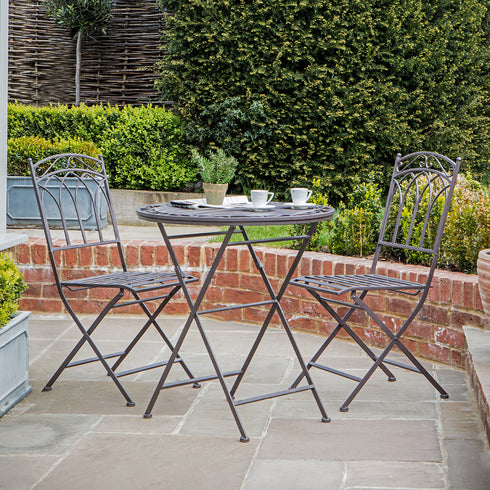 PaulaHome - Torcello Outdoor Bistro Set Ember